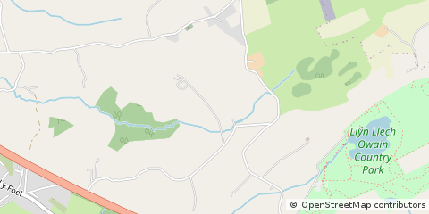 Map of Llanelli, Carmarthenshire