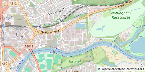 Map of Nottingham