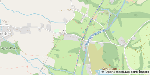 Map of Adlington, Cheshire