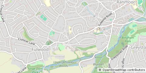 Map of Sheffield