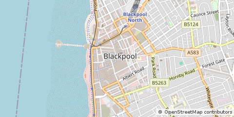 Map of Blackpool
