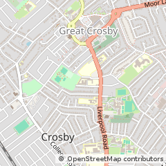 Map of Liverpool, Merseyside