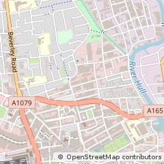 Map of Hull, East Yorkshire