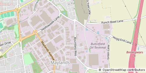 Map of Hemel Hempstead, Hertfordshire