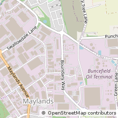Map of Hemel Hempstead, Hertfordshire