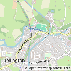 Map of Macclesfield, Cheshire