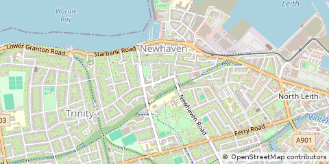 Map of Edinburgh, Lothian