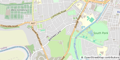 Map of Darlington