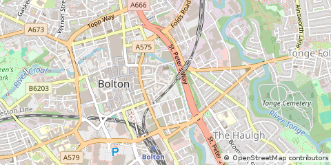 Map of Bolton, Cheshire