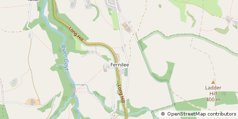 Map of Whaley Bridge, High Peak