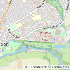 Map of Abingdon, Oxfordshire