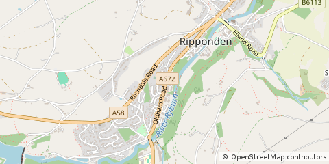 Map of Sowerby Bridge