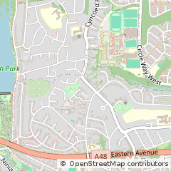 Map of Cardiff