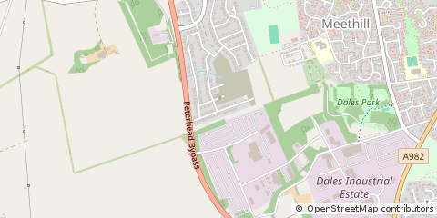 Map of Peterhead, Aberdeenshire