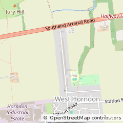 Map of Brentwood, Essex