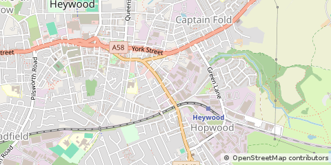 Map of Greater Manchester