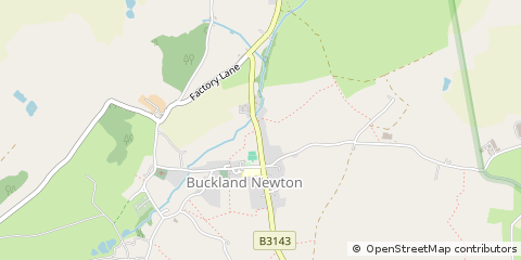 Map of Dorchester, Dorset