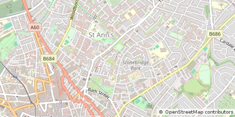Map of Nottingham