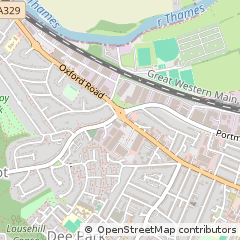 Map of Reading, Berkshire