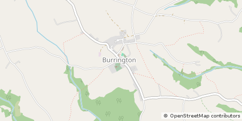 Map of Umberleigh, Devon