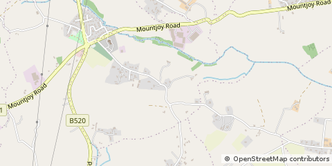 Map of Dungannon, County Tyrone