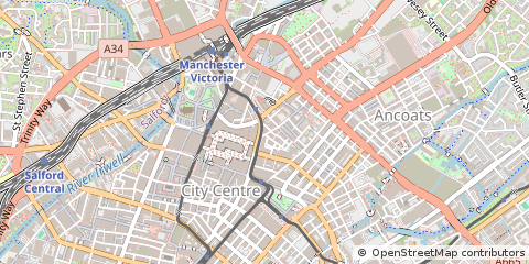 Map of Manchester