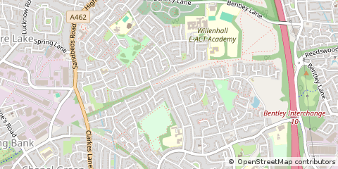 Map of Walsall