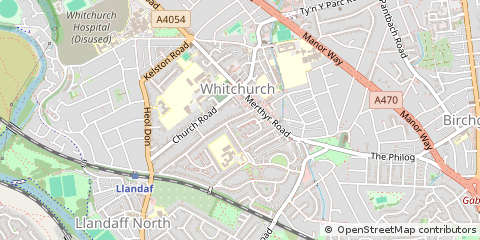 Map of Cardiff