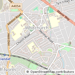 Map of Cardiff