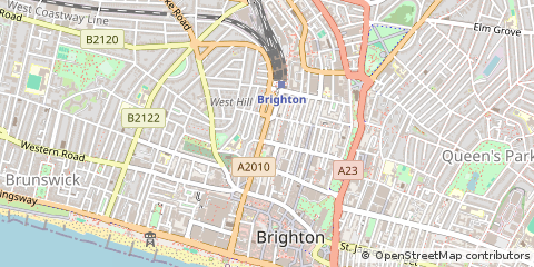 Map of Brighton, East Sussex