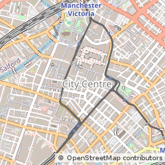 Map of Manchester