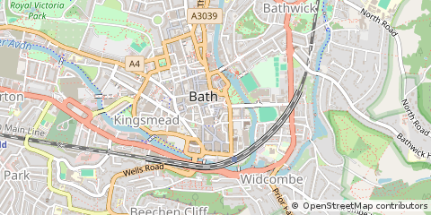 Map of Bath
