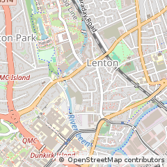 Map of Nottingham