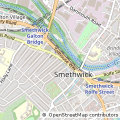 Map of Smethwick, West Midlands