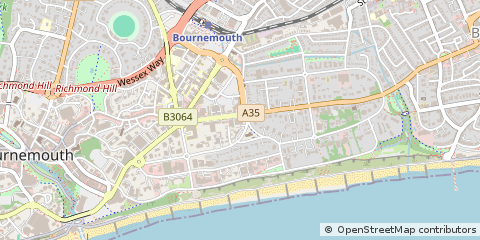 Map of Bournemouth