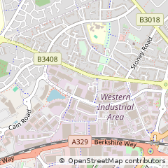 Map of Bracknell, Berkshire
