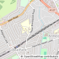 Map of Romford