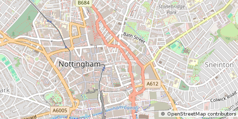 Map of Nottingham