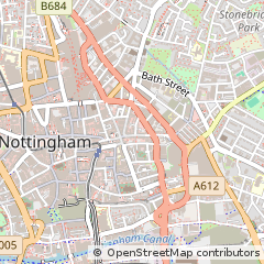 Map of Nottingham
