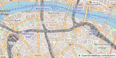 Map of Borough, London