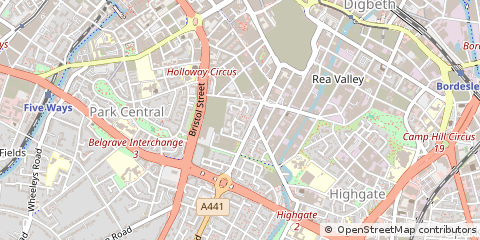 Map of Birmingham