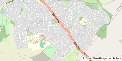 Map of Leicester