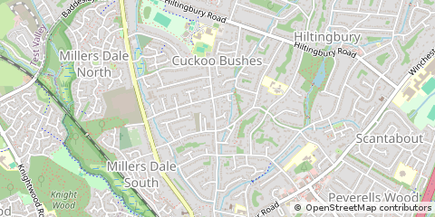 Map of Chandler's Ford, Eastleigh