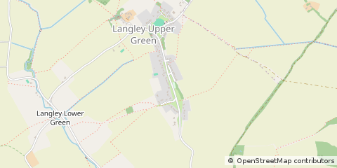 Map of Saffron Walden, Essex
