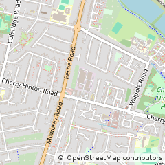 Map of Cambridge, Cambridgeshire