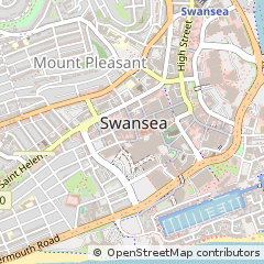 Map of Swansea