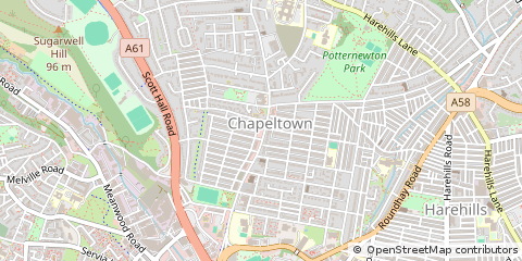 Map of Leeds