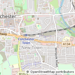 Map of Colchester