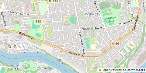 Map of Newcastle Upon Tyne