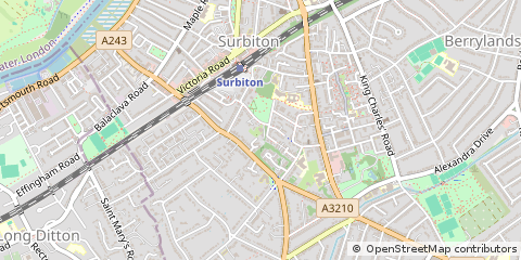 Map of Surbiton
